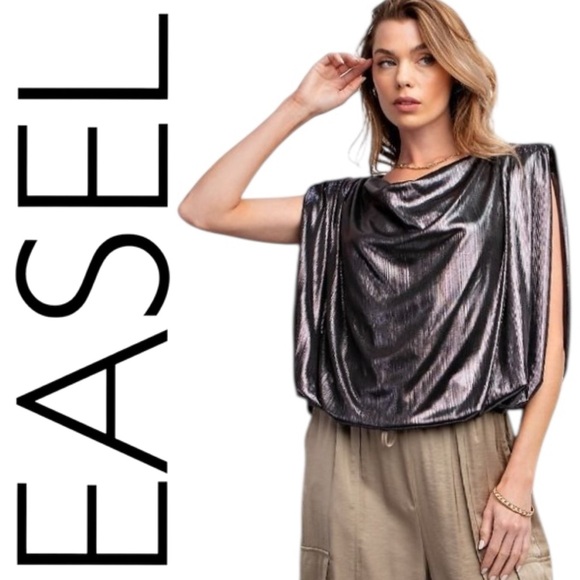 easel Tops - 865:  EASEL NWT TOP CHROME BLACK (GG2)